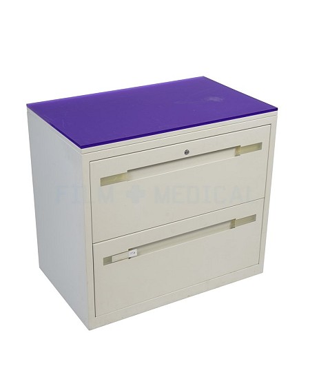 Purple Topped Cabinet